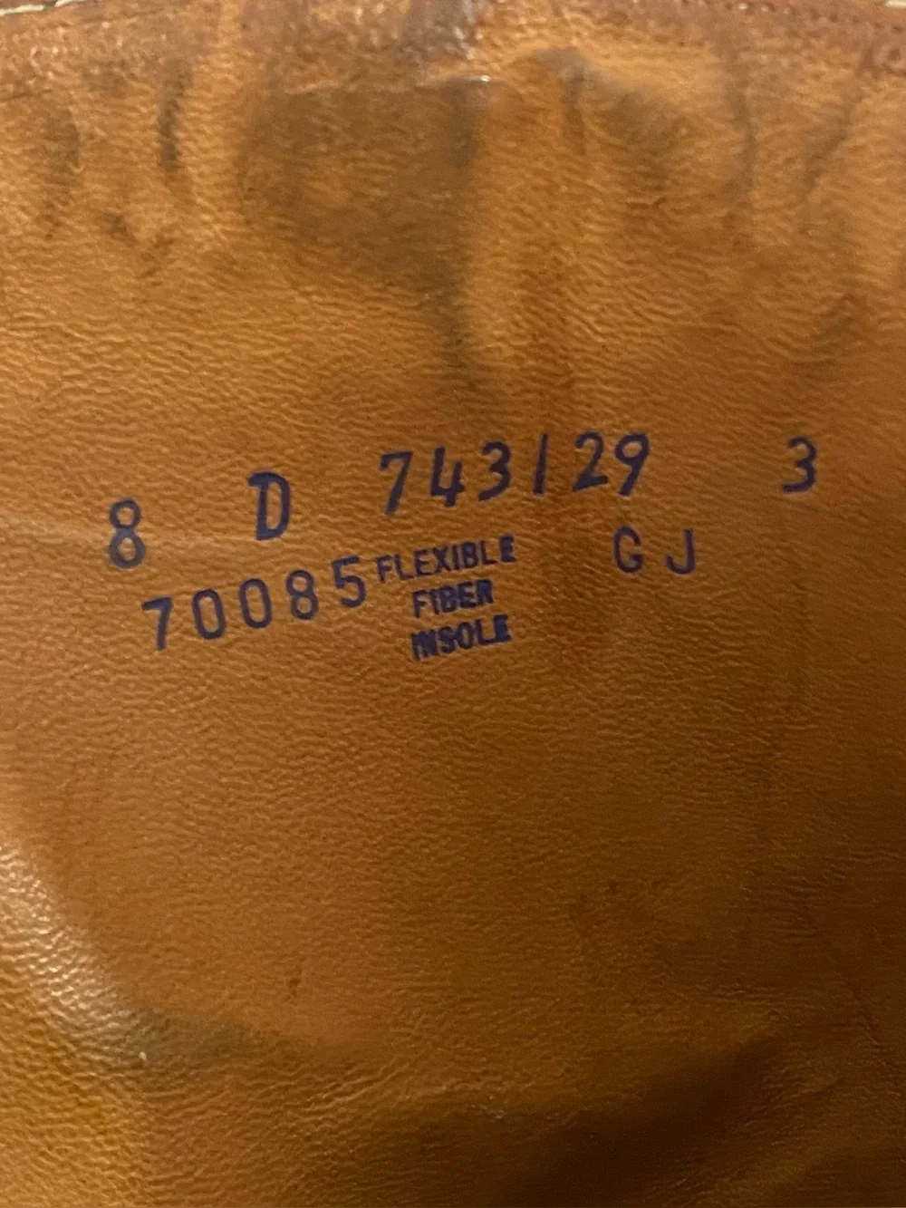 Florsheim Weeds Vintage 70s Brown Leather Cowboy Roper Boots Men’s 8 D‎ Side Zip